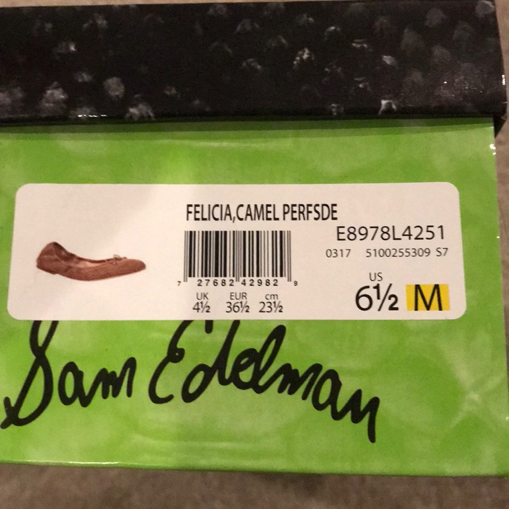 Brand New Sam Edelman Camel Felicia Flats
